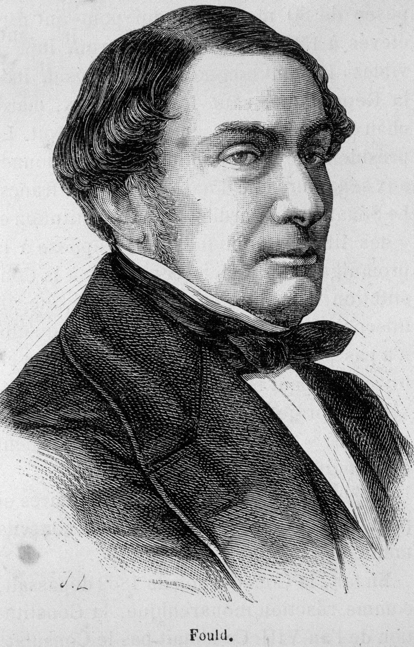 Portræt af Achille Fould (1800-1867), en fransk jødisk bankmand, tilhænger af frihandel og Saint-Simonisme. af Unknown artist