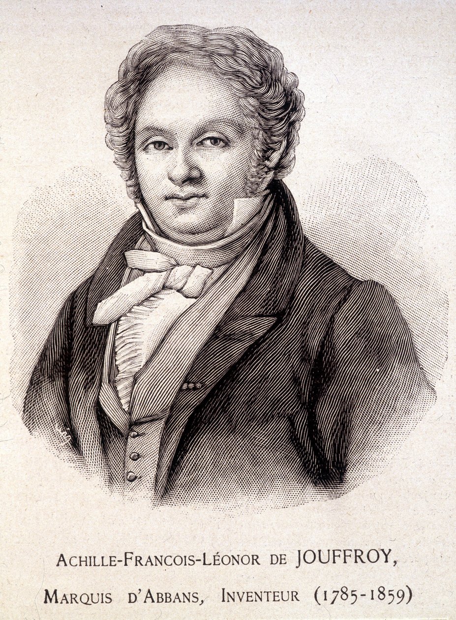 Portræt af Achille François Léonor de Jouffroy, Marquis d