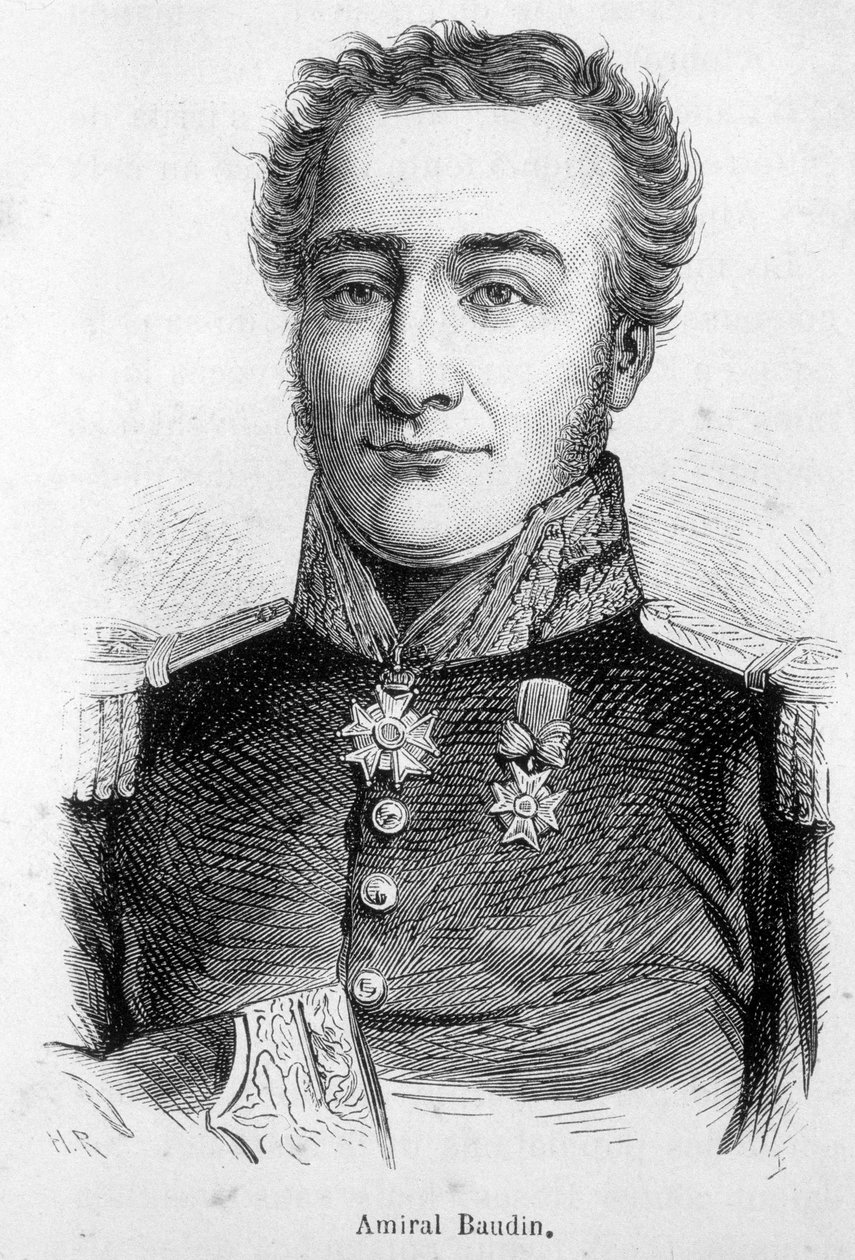 Portræt af admiral Nicolas Baudin (1750-1803), fransk sømand og opdagelsesrejsende. af Unknown artist