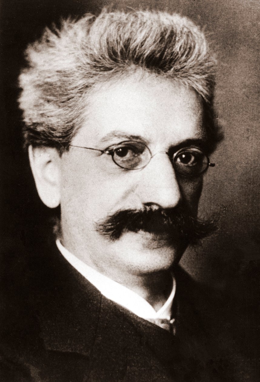 Portræt af den engelske matematiker Adolf Hurwitz af Unknown Artist