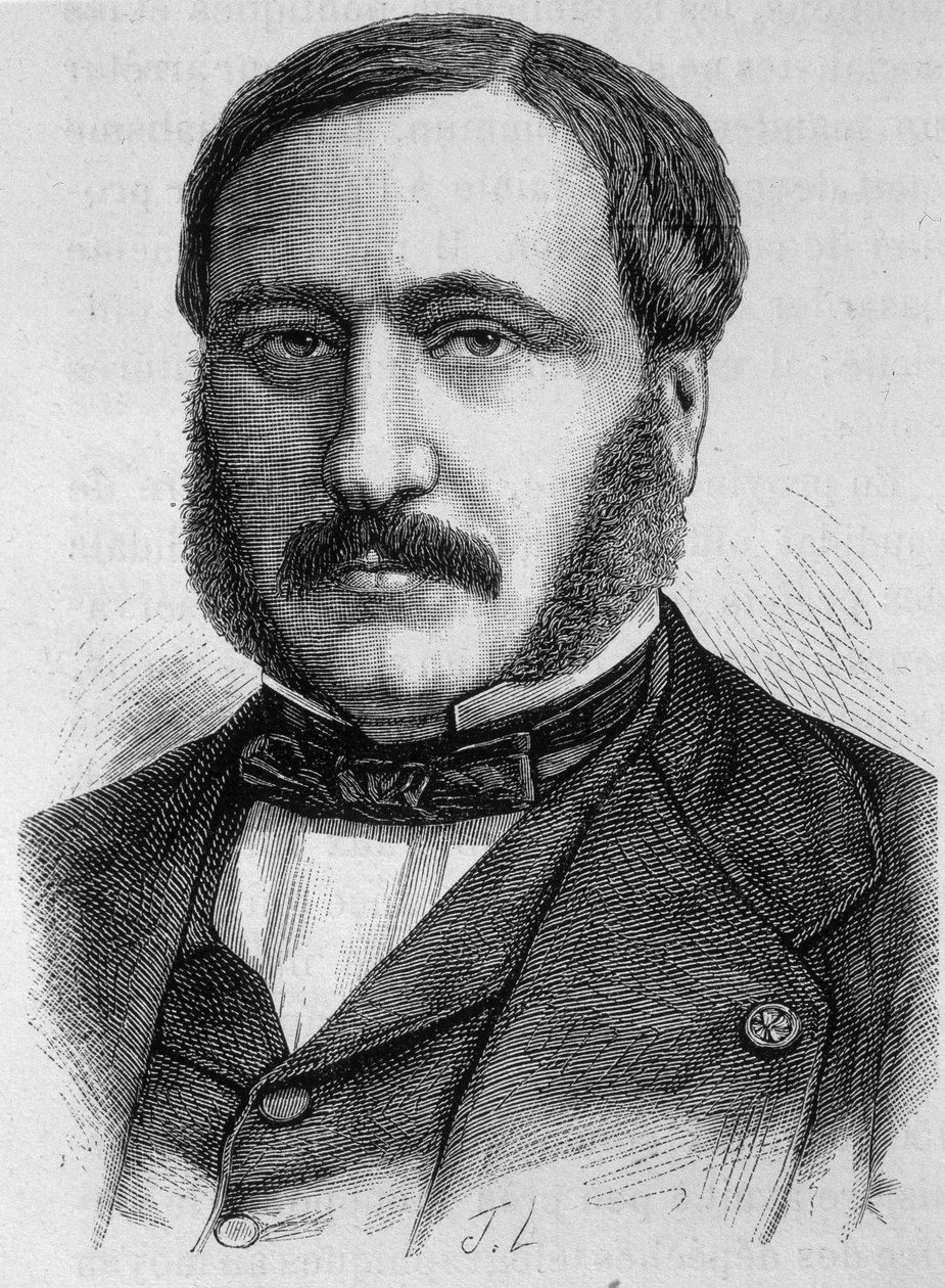 Portræt af Adolphe Forcade de la Roquette (1820-1874). af Unknown artist