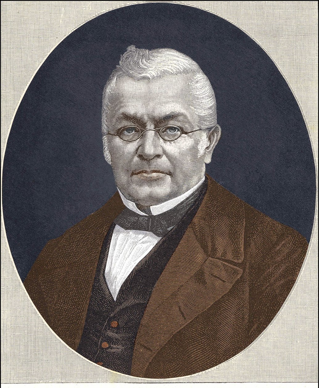 Portræt af Adolphe Thiers (1797 - 1877) - farvetryk af Unknown artist