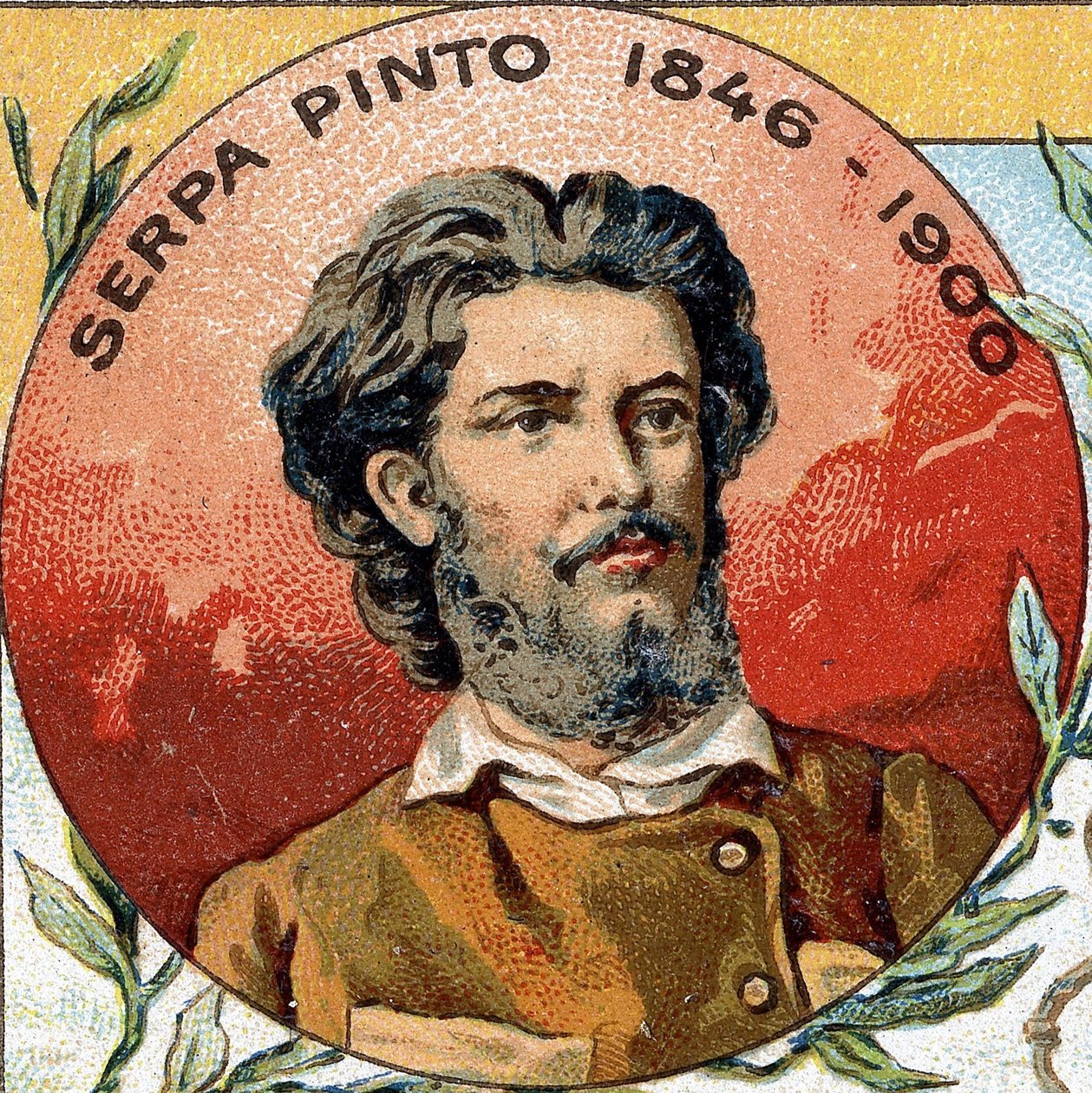 Portræt af Alexander Alberto da Rocha Serpa Pinto. Portugisisk opdagelsesrejsende (1846-1900). af Unknown artist