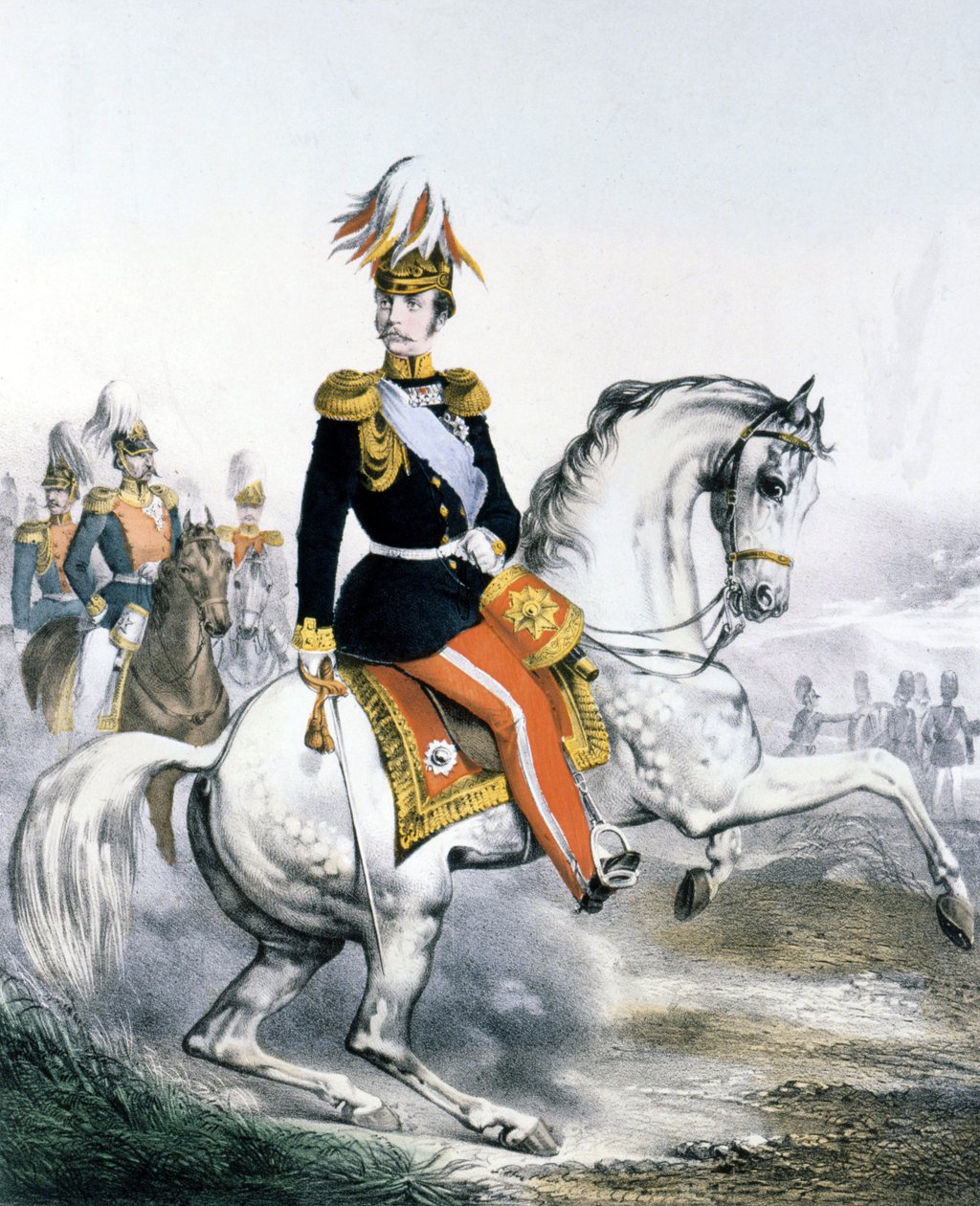 Portræt af Alexander II Nikolayevich (1818 - 1881). af Unknown artist