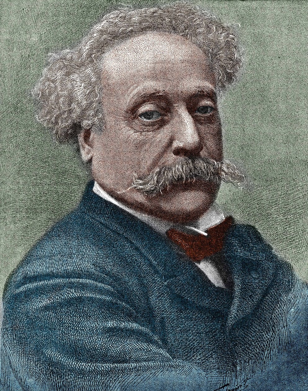 Portræt af Alexandre Dumas Jr. (1824-1895), fransk forfatter. af Unknown artist