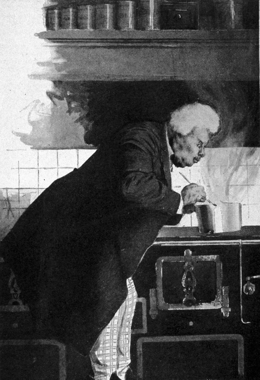 Portræt af Alexandre Dumas far (1802 - 1870) i ovnene. af Unknown artist
