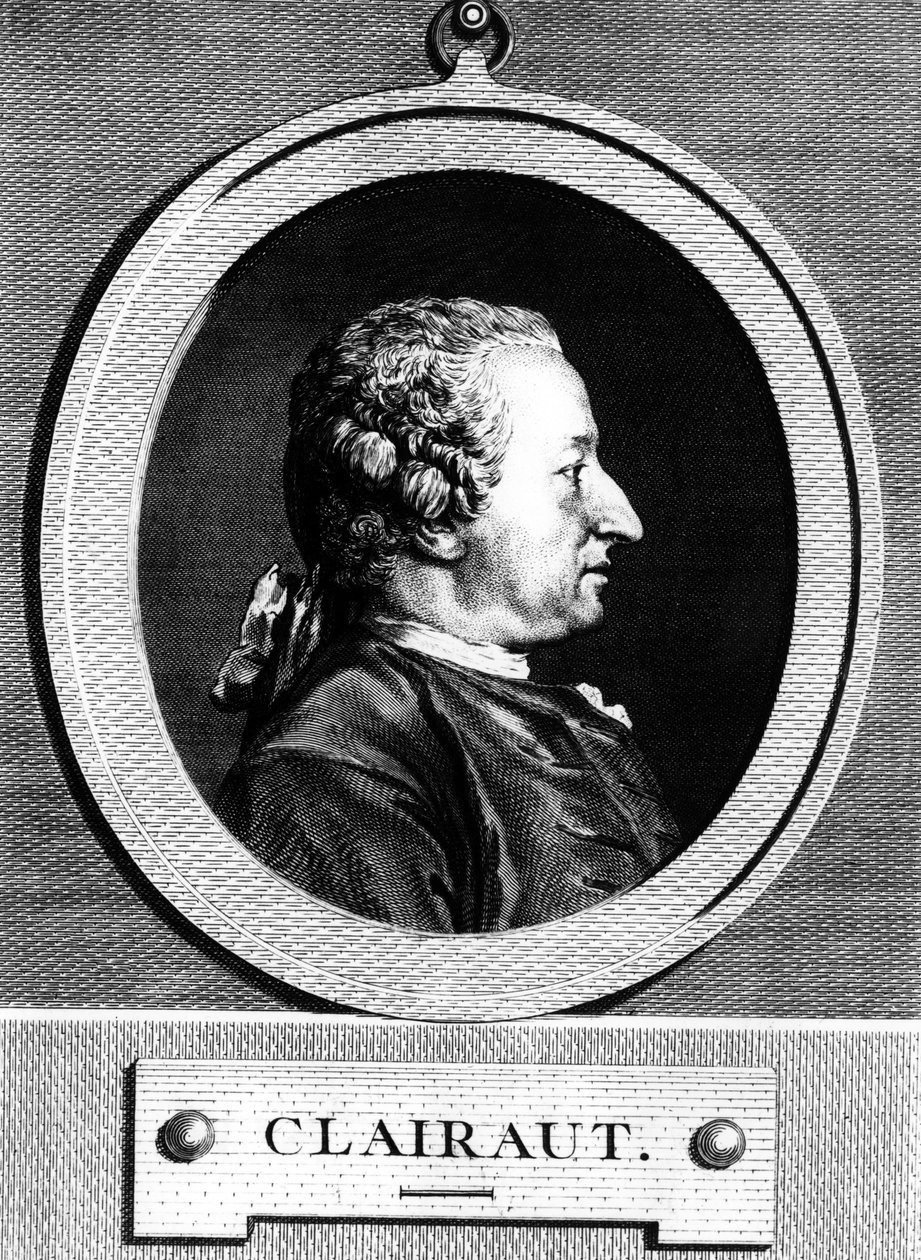 Portræt af Alexis Claude CLAIRAUT (1713-1765) fransk matematiker. af Unknown artist