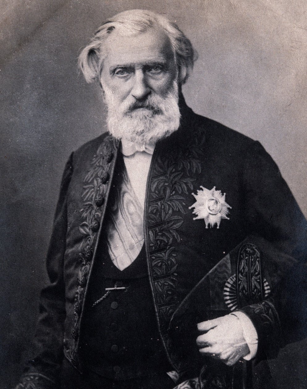Portræt af Ambroise Thomas (gravering efter foto) af Unknown artist