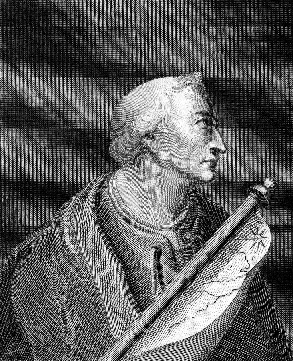 Portræt af Amerigo Vespucci (1454-1512) italiensk navigatør af Unknown artist
