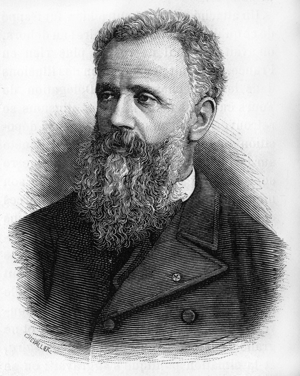 Portræt af Anatole de la Forge. 1820-1892. Præfekt for det nationale forsvar af Unknown artist