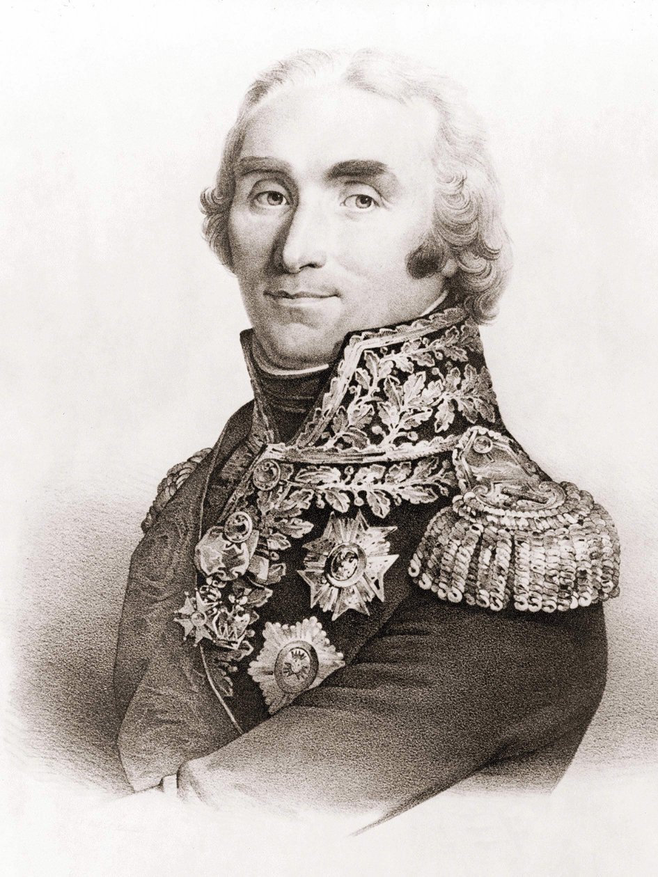 Portræt af André Massena (1756 - 1817), marskal af Frankrig. af Unknown artist