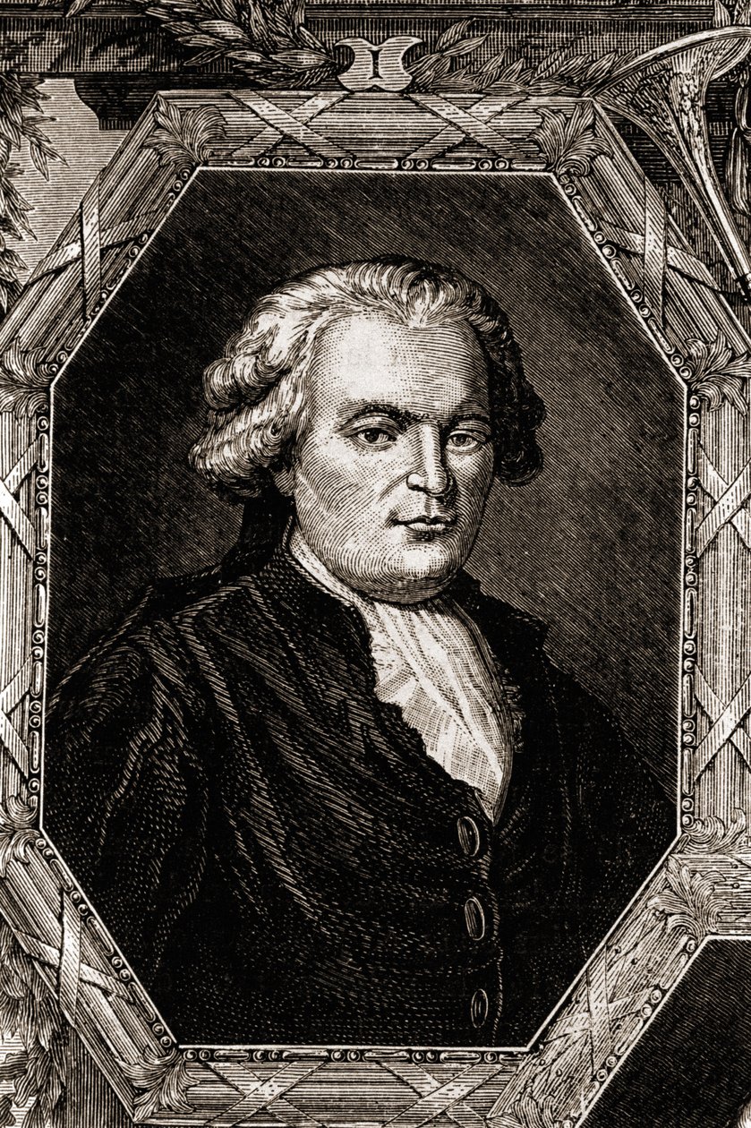 Portræt af Anthelme Brillat - Savarin. Fransk magistrat og forfatter (1755 til 1826), forfatter til Physiologie du goût (1826), samling af refleksioner over bordets glæder. Jean Anthelme Brillat Savarin (Brillat-Savarin) (1755-1826) Fransk gastro af Unknown artist
