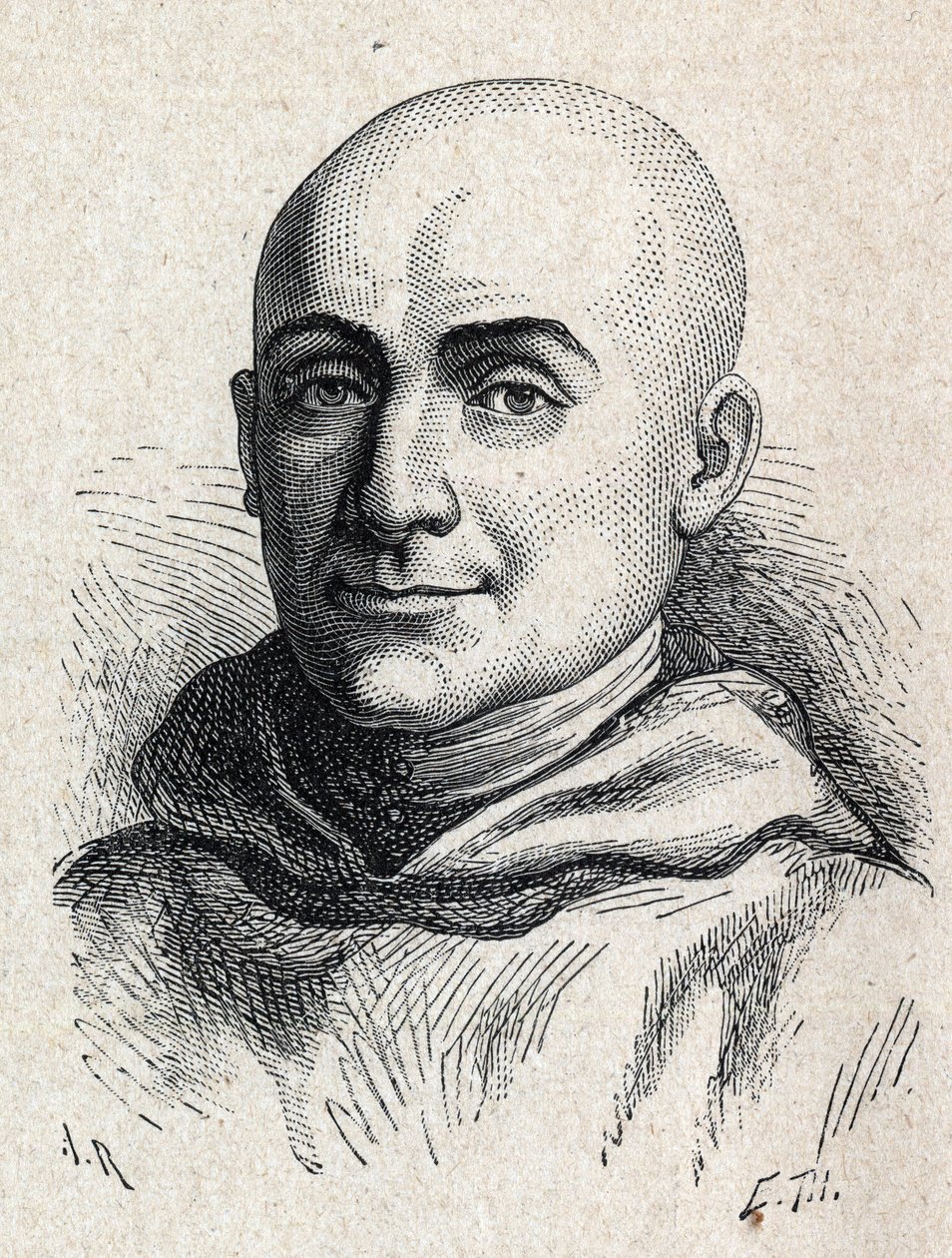 Portræt af Antoine Christophe Gerle (1736-1801) fransk religiøs. af Unknown artist