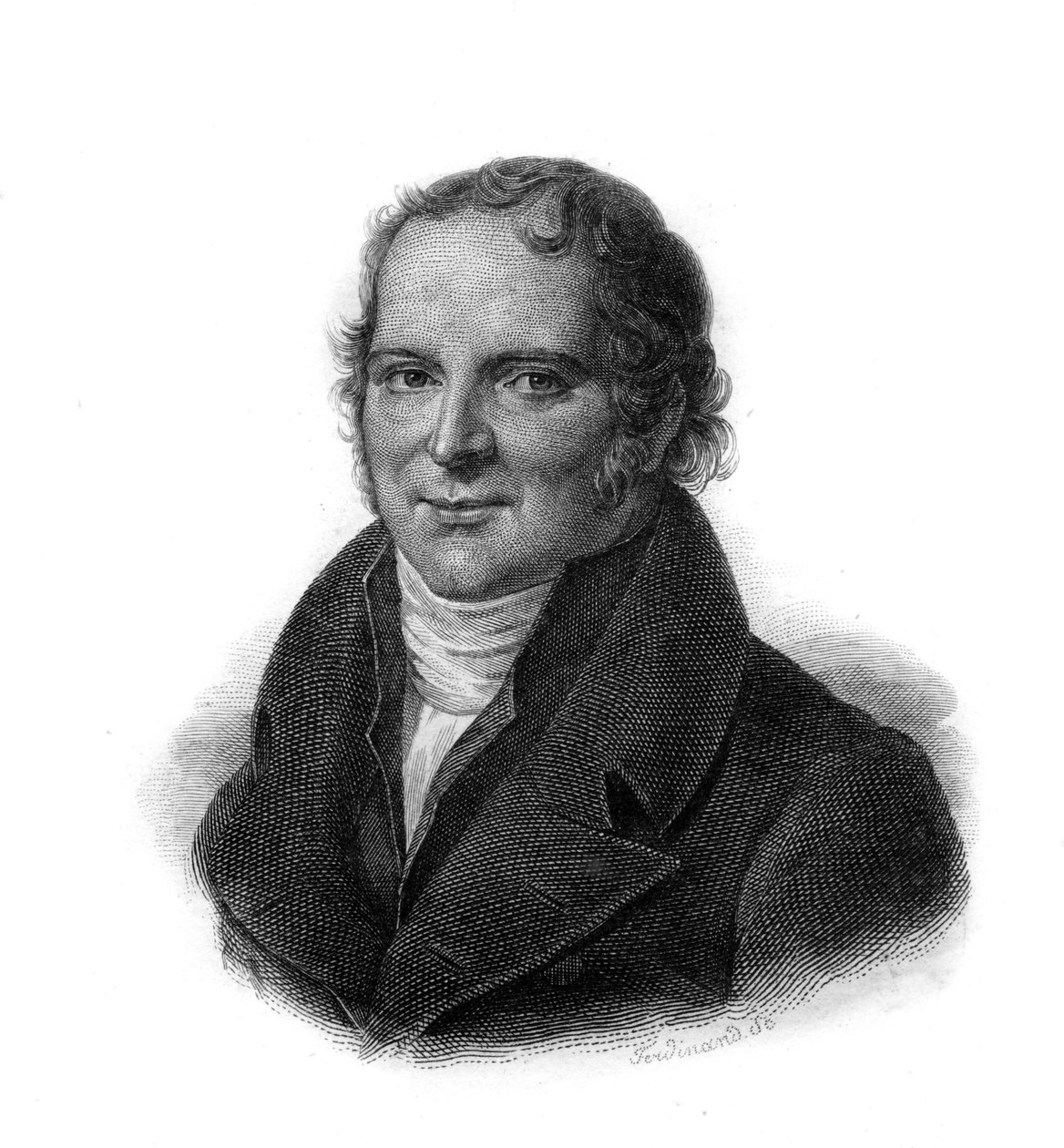 Portræt af Antoine François, greve af Fourcroy (1755 - 1809) Kemiker, naturforsker, læge, gravering af det 19. århundrede af Unknown artist