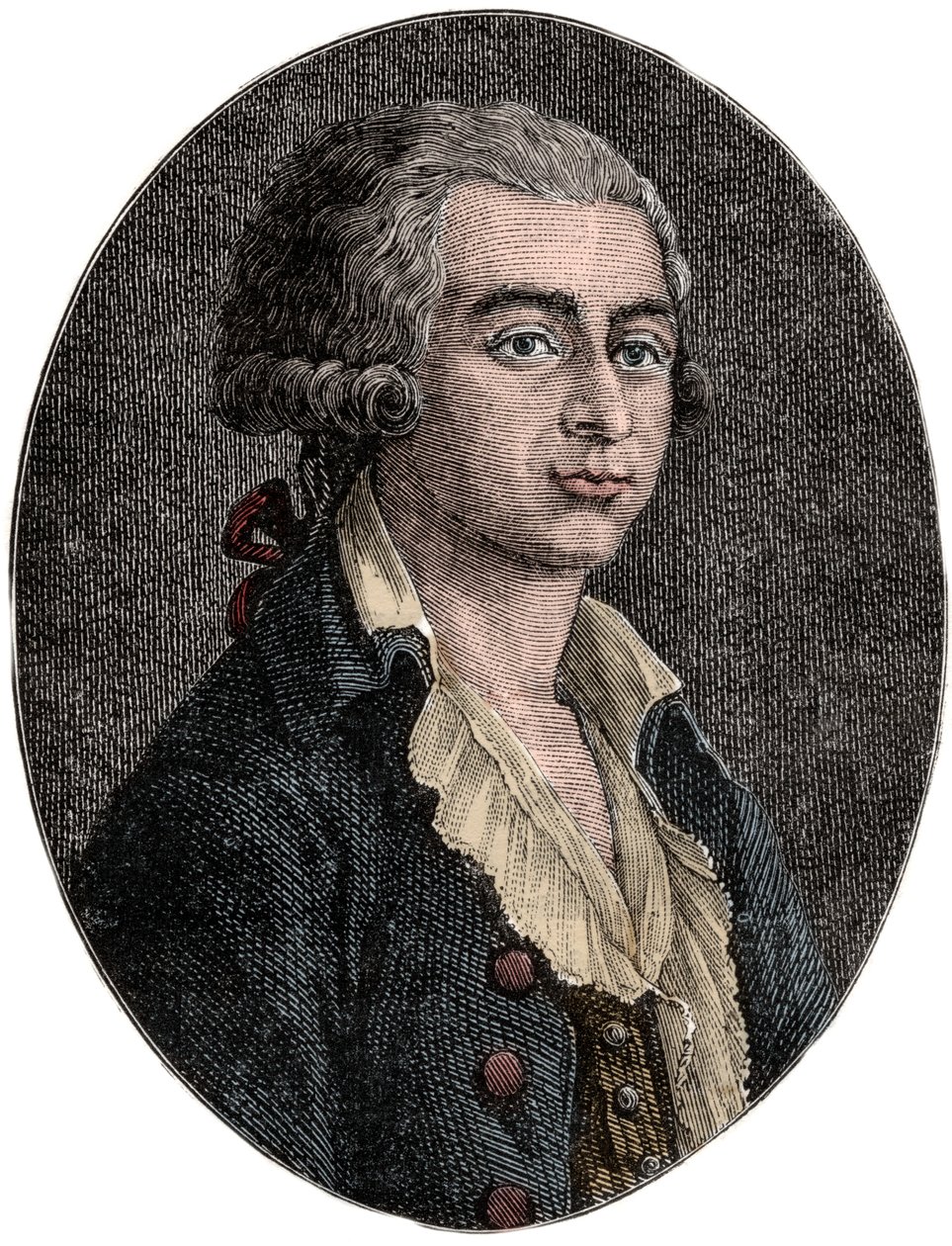 Portræt af Antoine Joseph Gorsas (1752-1793) fransk journalist og politiker - Antoine-Joseph Gorsas af Unknown artist