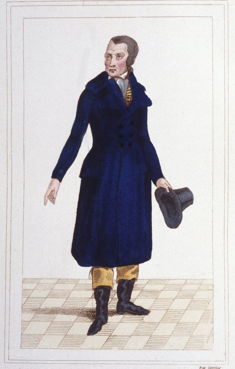 Portræt af Antoine Quentin Fouquier Tinville (1746 - 1795), fransk magistrat og politiker gravering 1830 af Unknown artist
