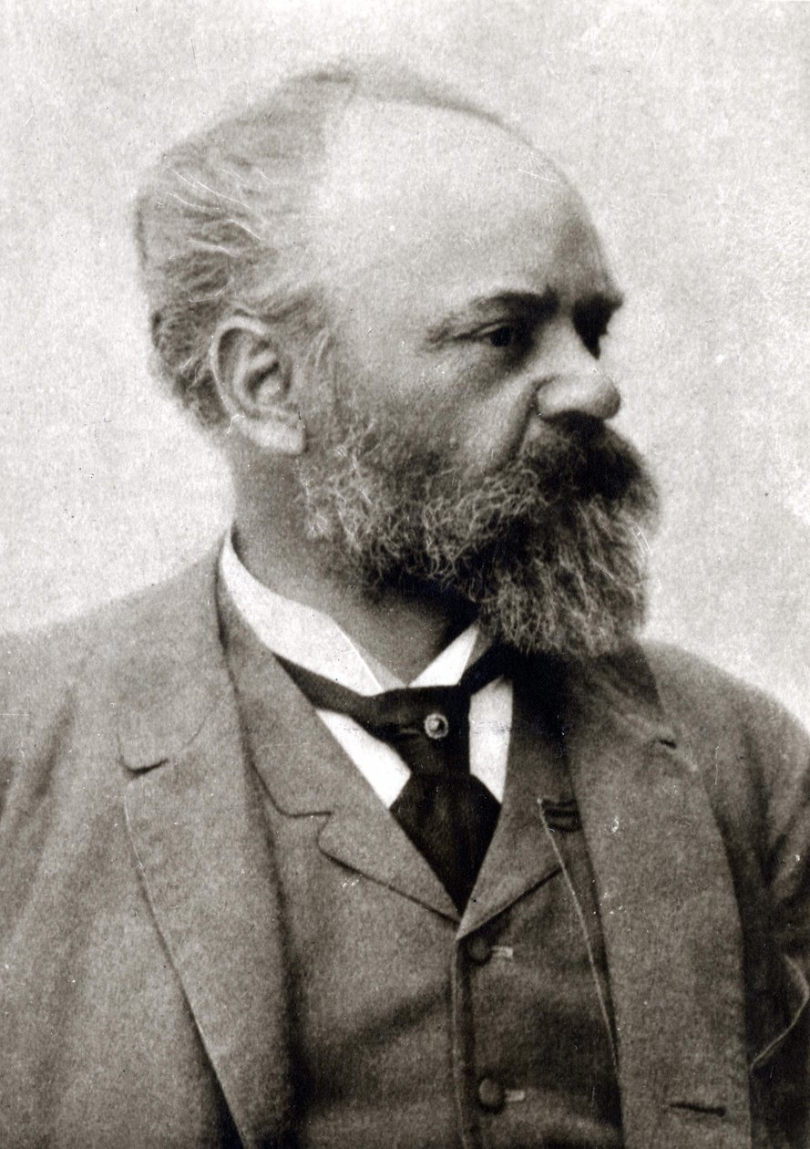Portræt af Anton (Antonin) Dvorak (1841 - 1904), tjekkisk komponist. af Unknown artist