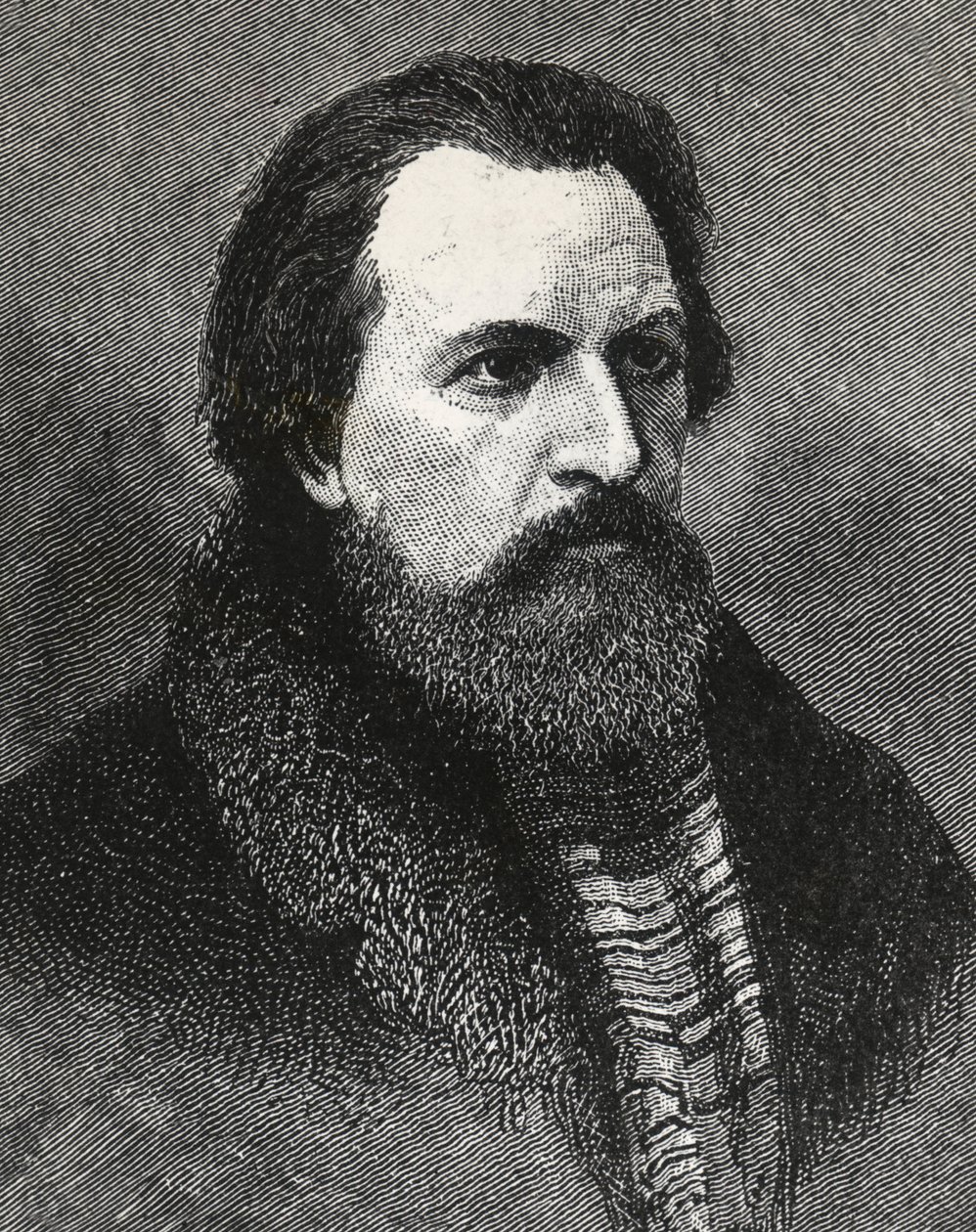 Portræt af Apollo Grigoryev (1822-1865) russisk digter og kritiker -Apollo Grigoriev digter og litteraturkritiker og russisk teatral - af Unknown artist