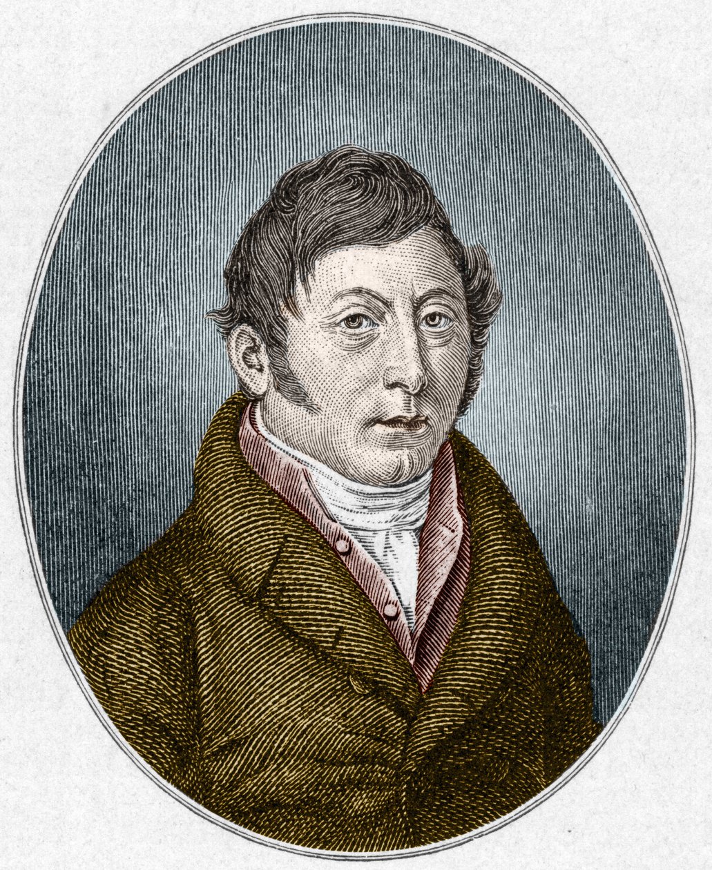 Portræt af August Klingemann (1777-1831), tysk dramatiker. af Unknown artist