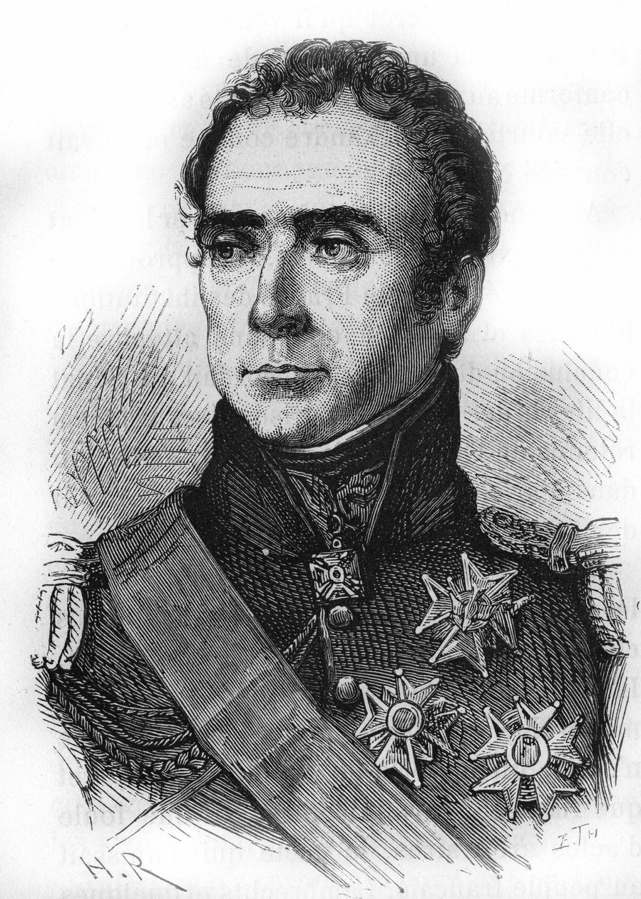 Portræt af Auguste Frederic Louis (Auguste-Frederic-Louis) af Viesse de Marmont (1774-1852), hertug af Raguse, marskal af Frankrig. af Unknown artist