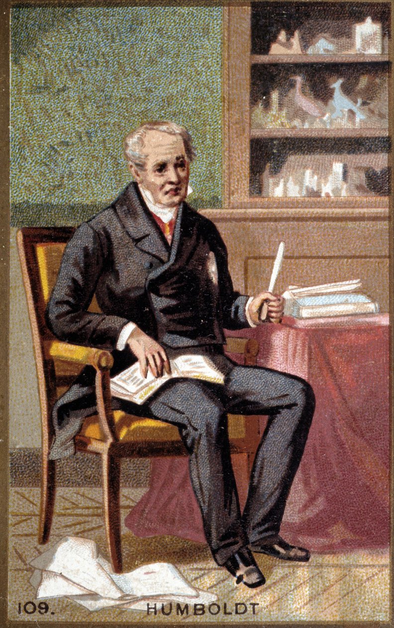 Portræt af baron Alexander Von Humboldt (Alexander af Humboldt af Unknown artist