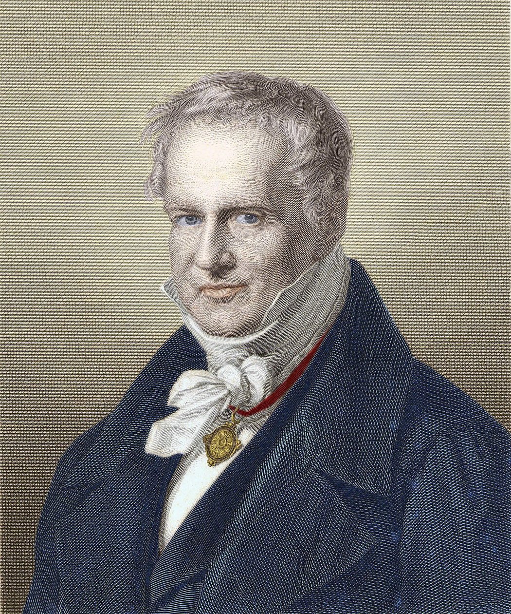 Portræt af baron Alexander Von Humboldt (Alexander af Humboldt af Unknown artist