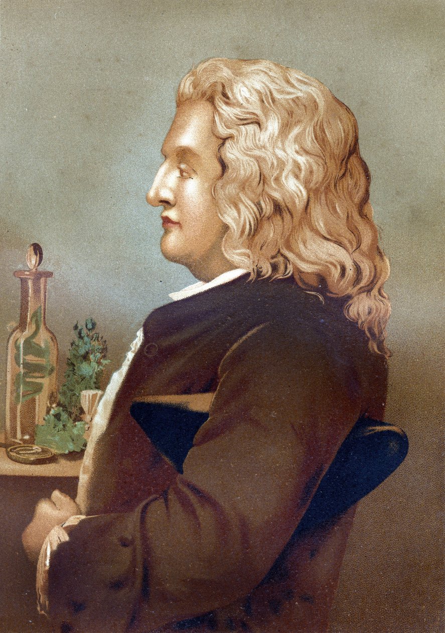 Portræt af Bernard de Jussieu (1699-1777), fransk botaniker. fra “La Ciencia y sus Hombres af Louis Figuier””. Barcelona 1881 af Unknown artist