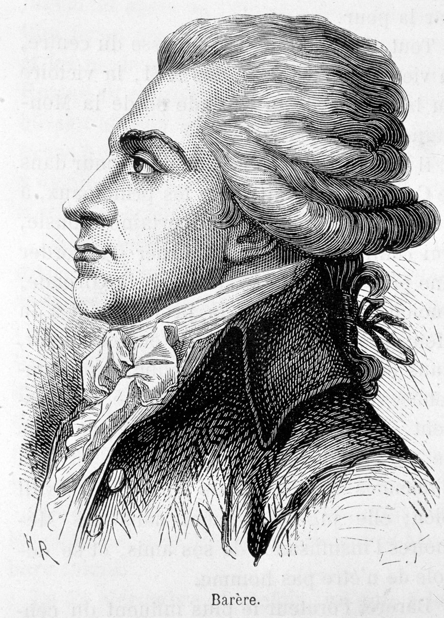 Portræt af Bertrand Barere de Vieuzac (1755-1841), fransk politiker. af Unknown artist