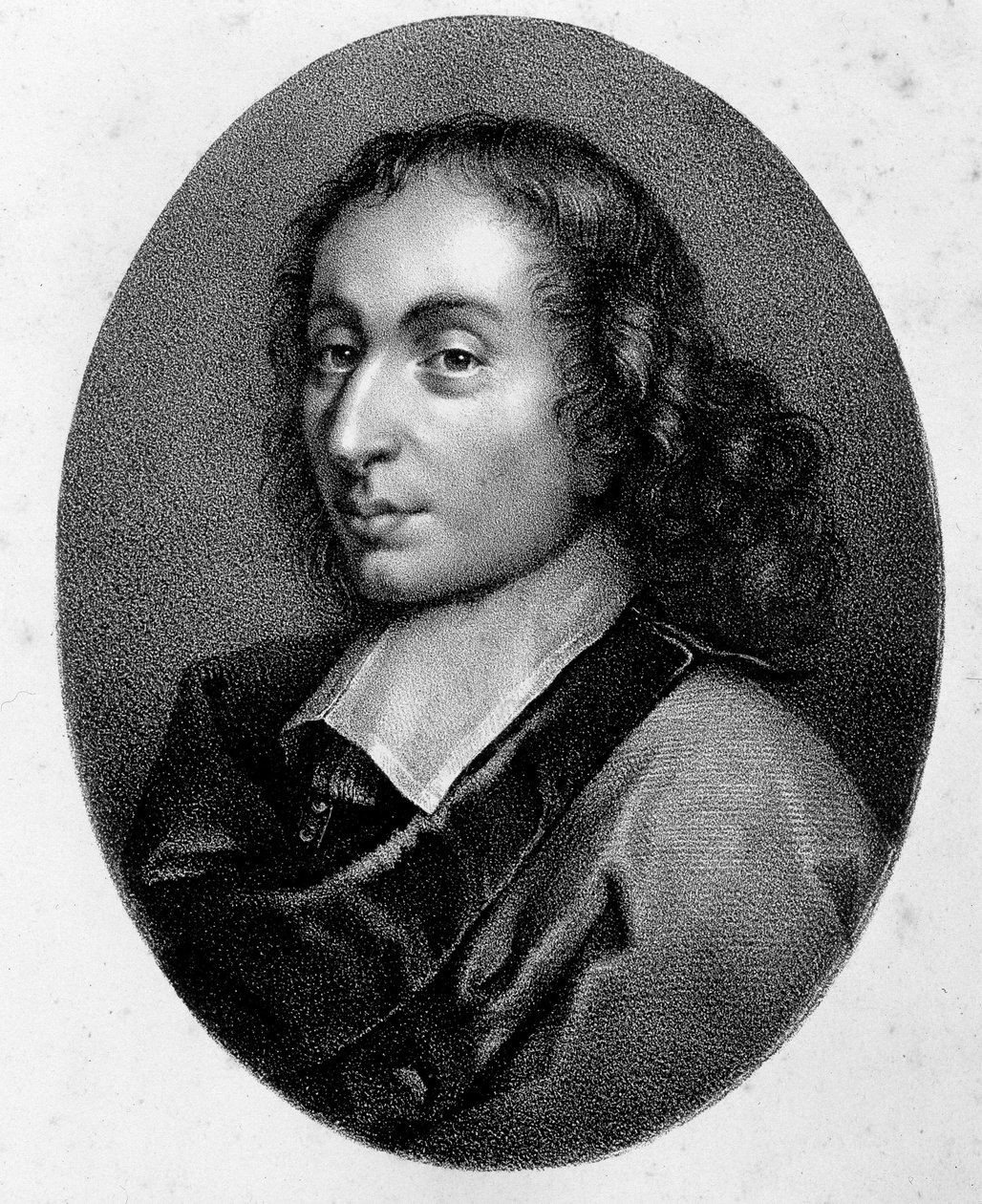 Portræt af Blaise Pascal (1623 - 1662) af Unknown artist