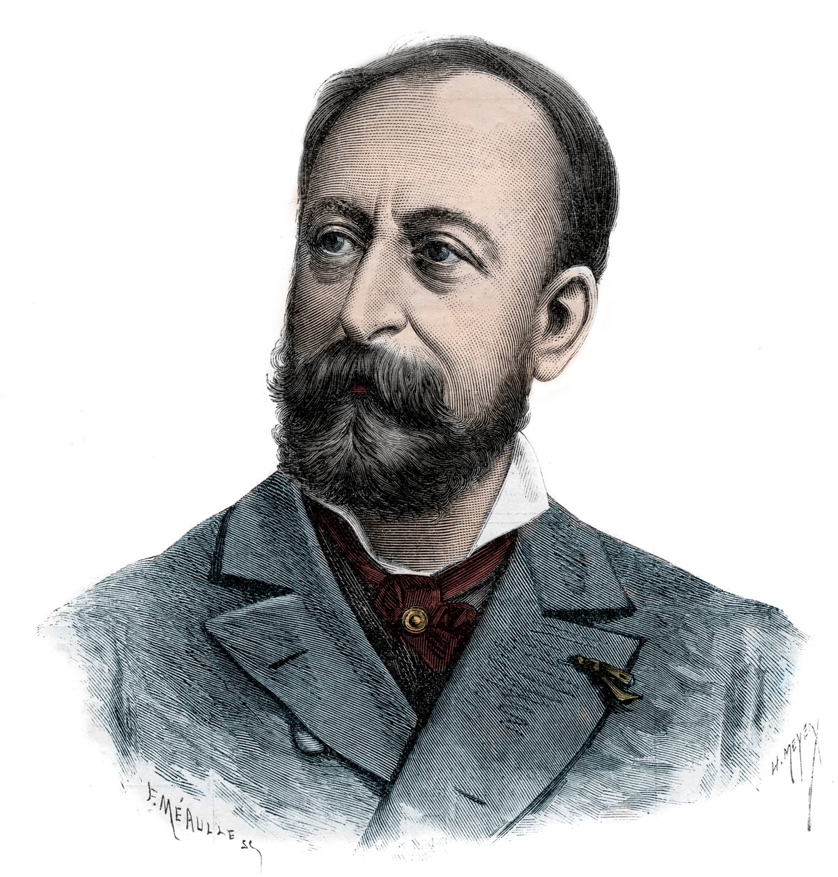 Portræt af Camille Saint-Saens (Saint Saens af Unknown artist