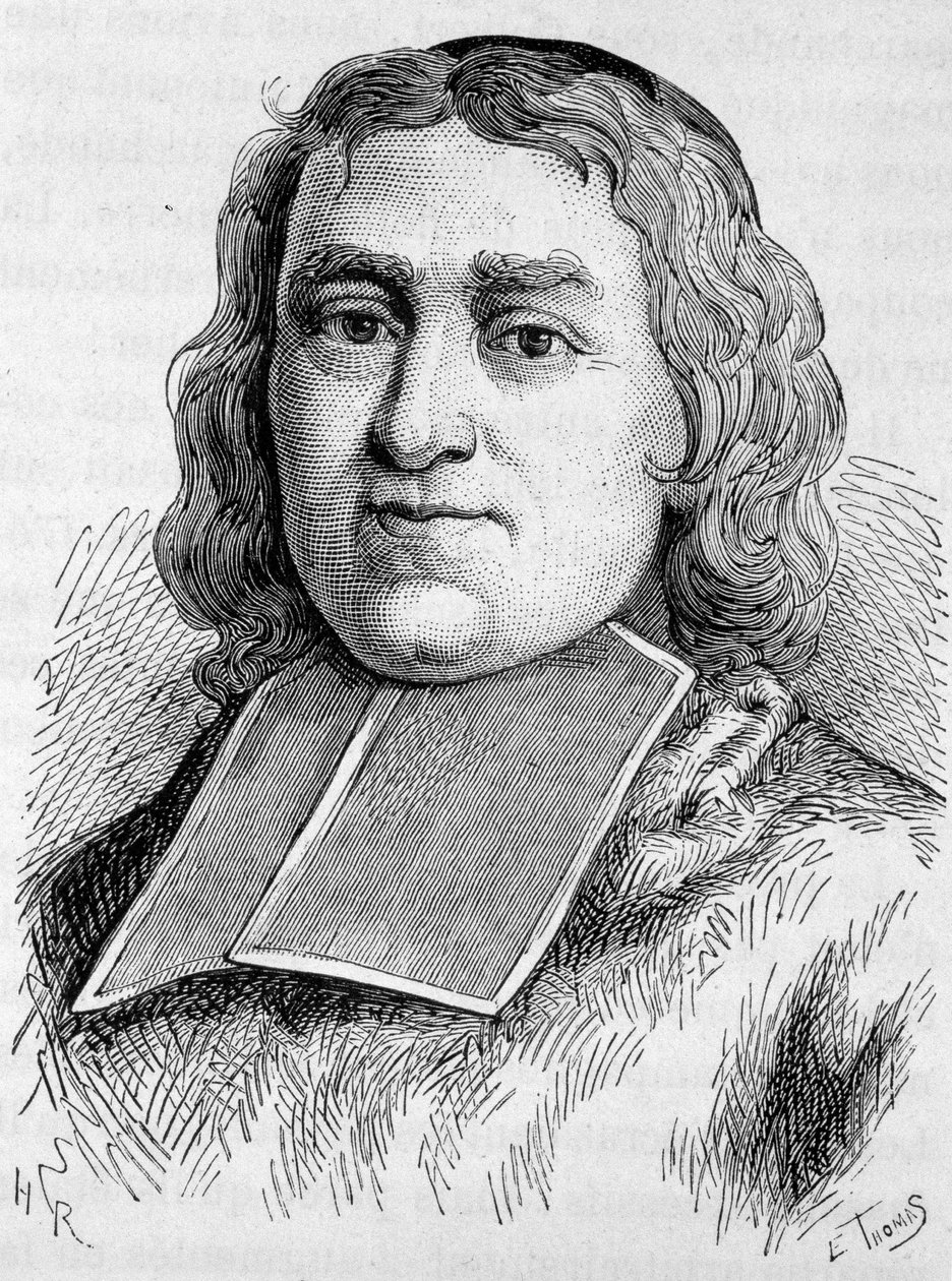 Portræt af kardinal Fleury (1653 - 1743) (André Hercule de Fleury). Indgravering af slutningen af det 19. århundrede i "Histoire de France"" af H. Martin. af Unknown artist