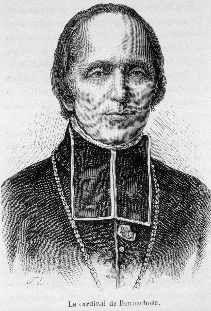 Portræt af kardinal de Bonnechose af Unknown artist