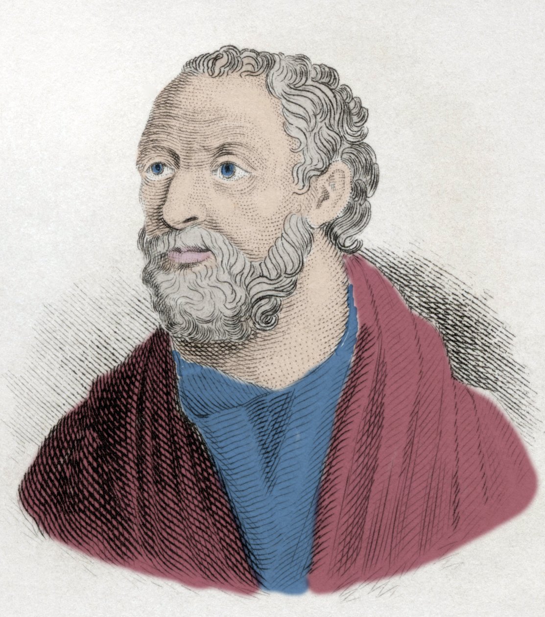 Portræt af Carneade (219-128 f.Kr.) græsk filosof. af Unknown artist