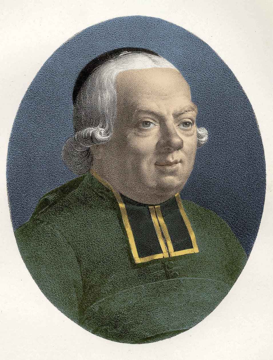Portræt af Charles, Abbe of the Epee (1712 - 1789), fransk pædagog. af Unknown artist