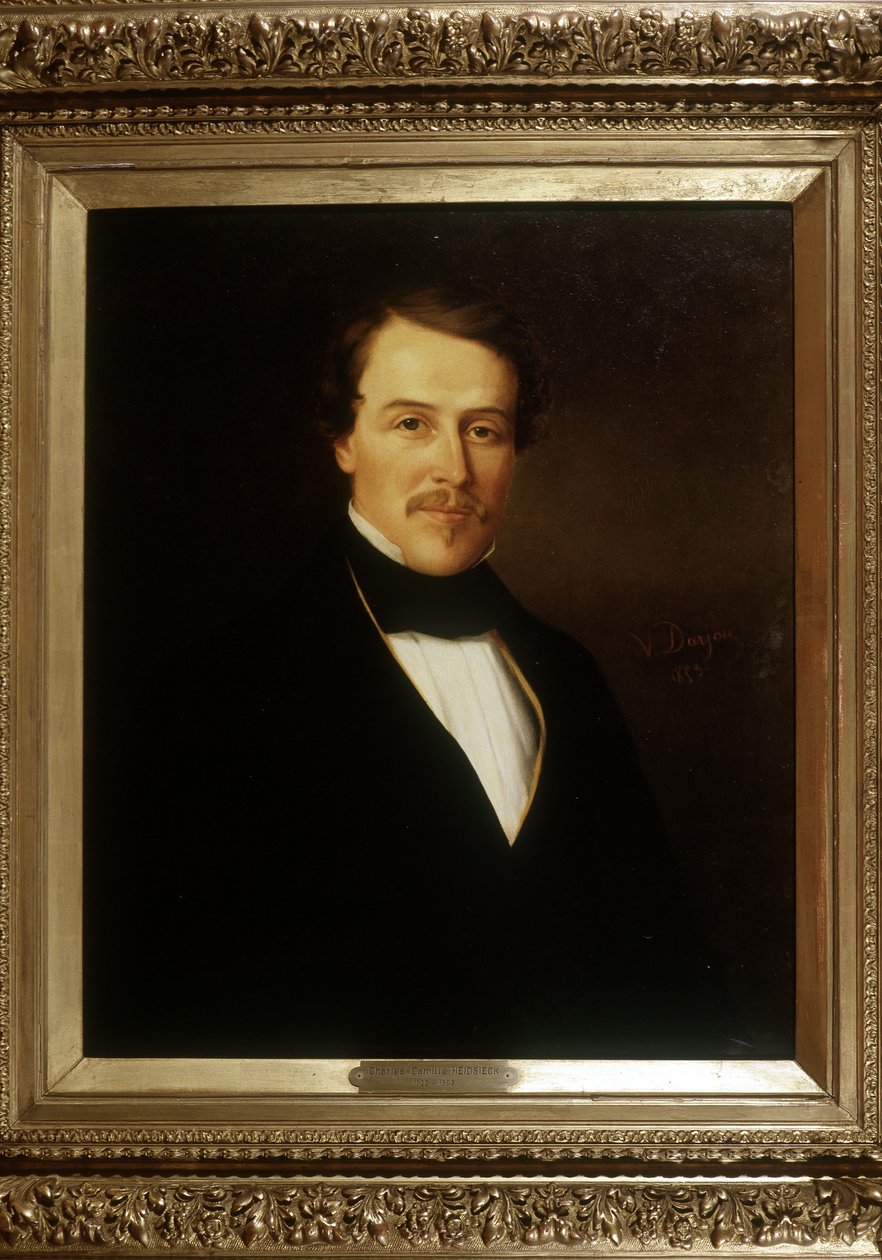 Portræt af Charles Camille Heidsieck (1822 - 1893). af Unknown artist