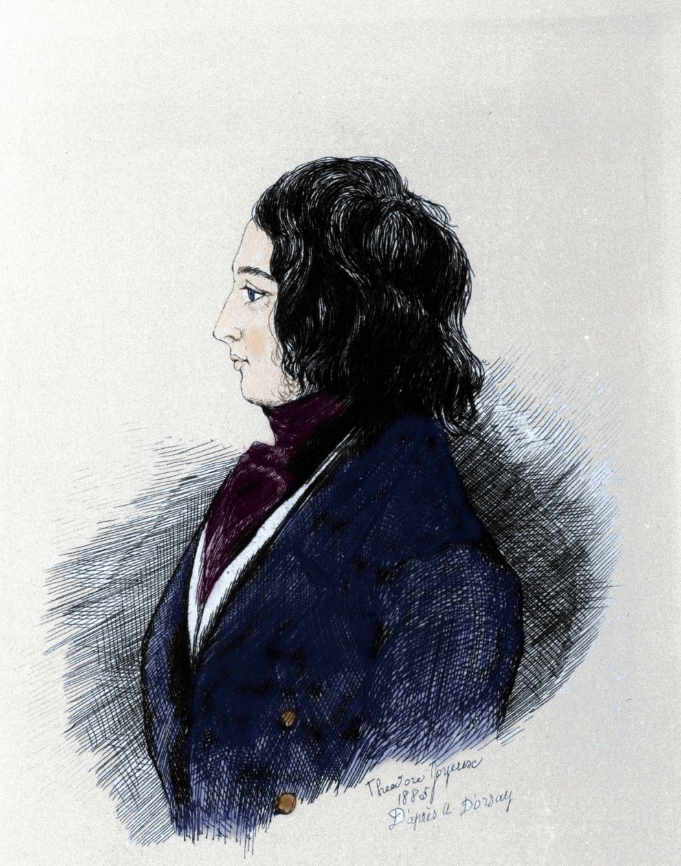 Portræt af Charles Dickens (1812-1870), engelsk forfatter. af Unknown artist