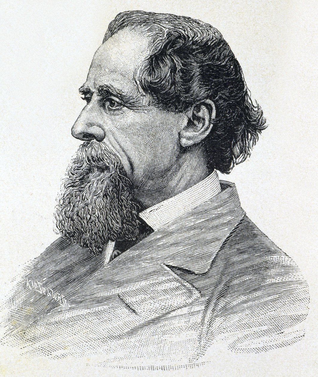 Portræt af Charles Dickens af Unknown artist