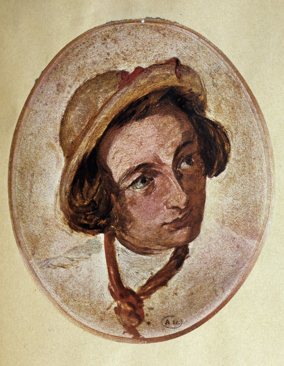 Portræt af Charles Dickens Young, v.1840 af Unknown artist