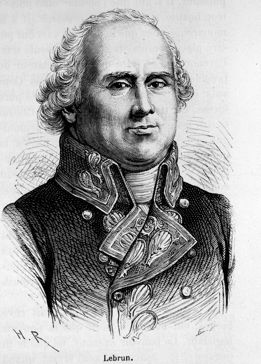 Portræt af Charles Francois Lebrun (1739-1824), fransk politiker. af Unknown artist