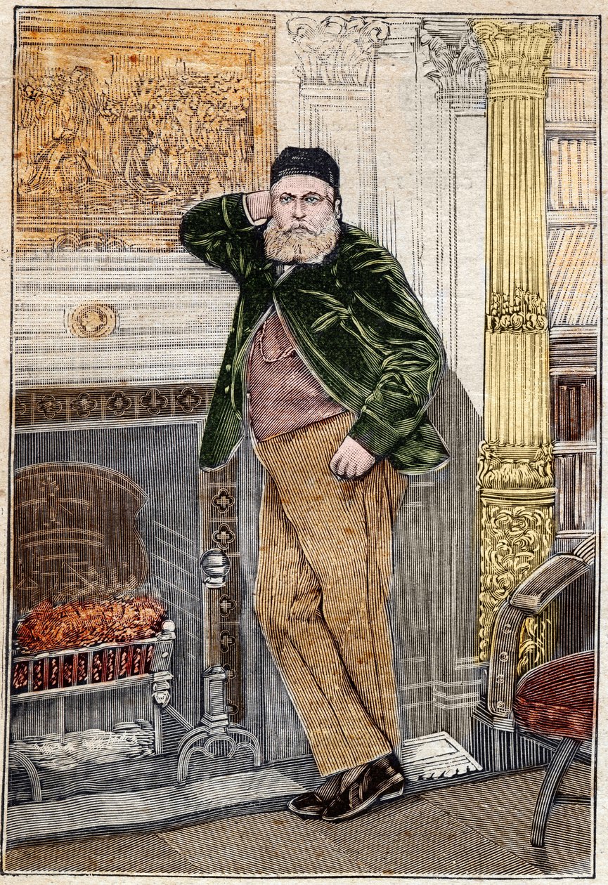 Portræt af Charles Gounod (1818-1893), fransk komponist. af Unknown artist