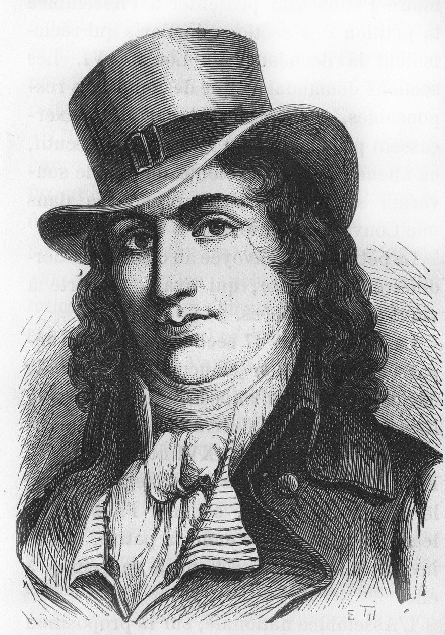 Portræt af Charles Jean Marie Barbaroux (1767-1794), fransk politiker. af Unknown artist