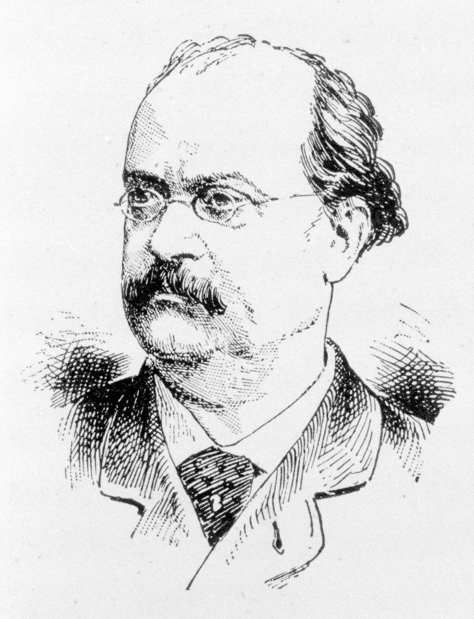 Portræt af Charles Lecocq (1832 - 1918), fransk komponist. af Unknown artist