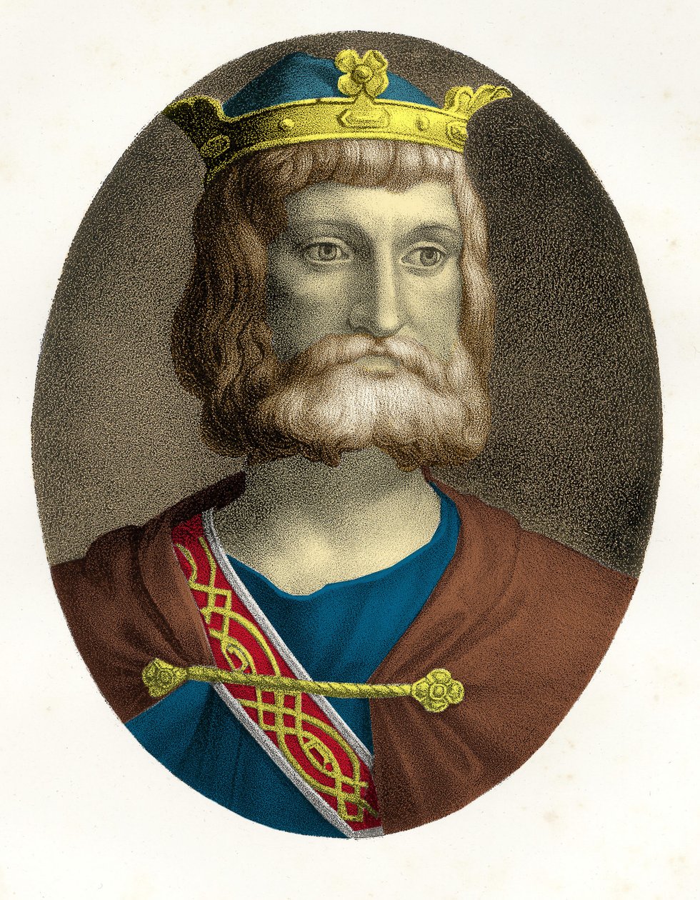 Portræt af Charles Martel (688-741) af Unknown artist