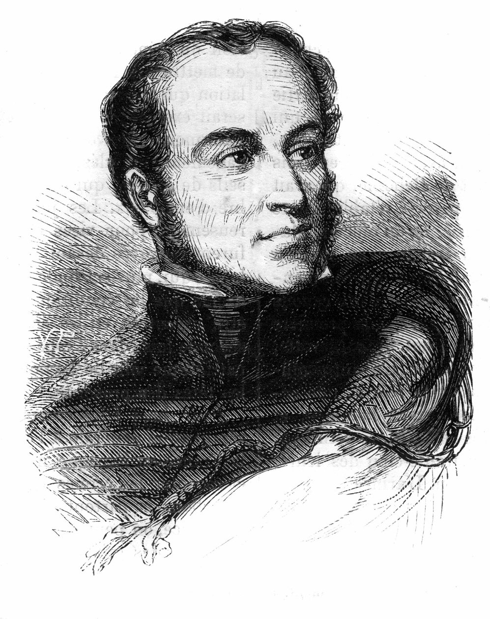 Portræt af Charles Nicolas Fabvier general, fransk ambassadør og stedfortræder. (1782-1855) af Unknown artist