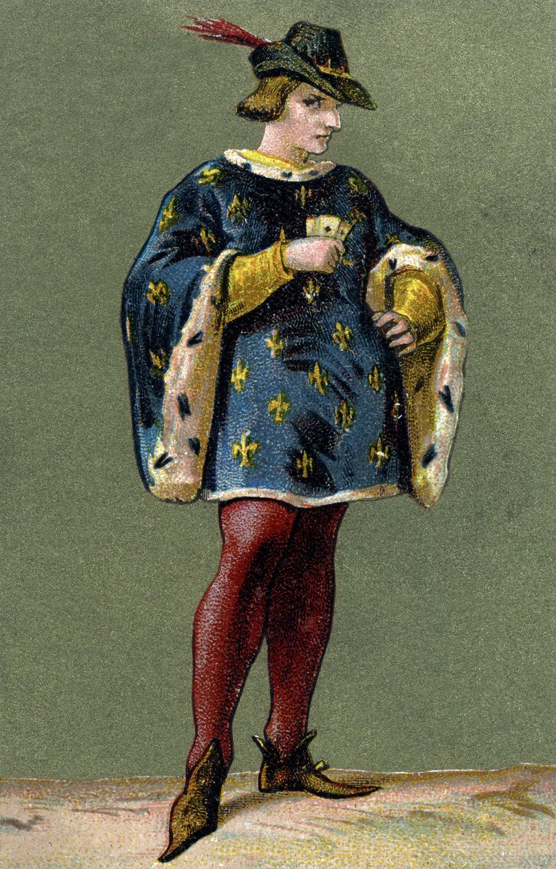 Portræt af Charles VI (1368-1422), konge af Frankrig. af Unknown artist
