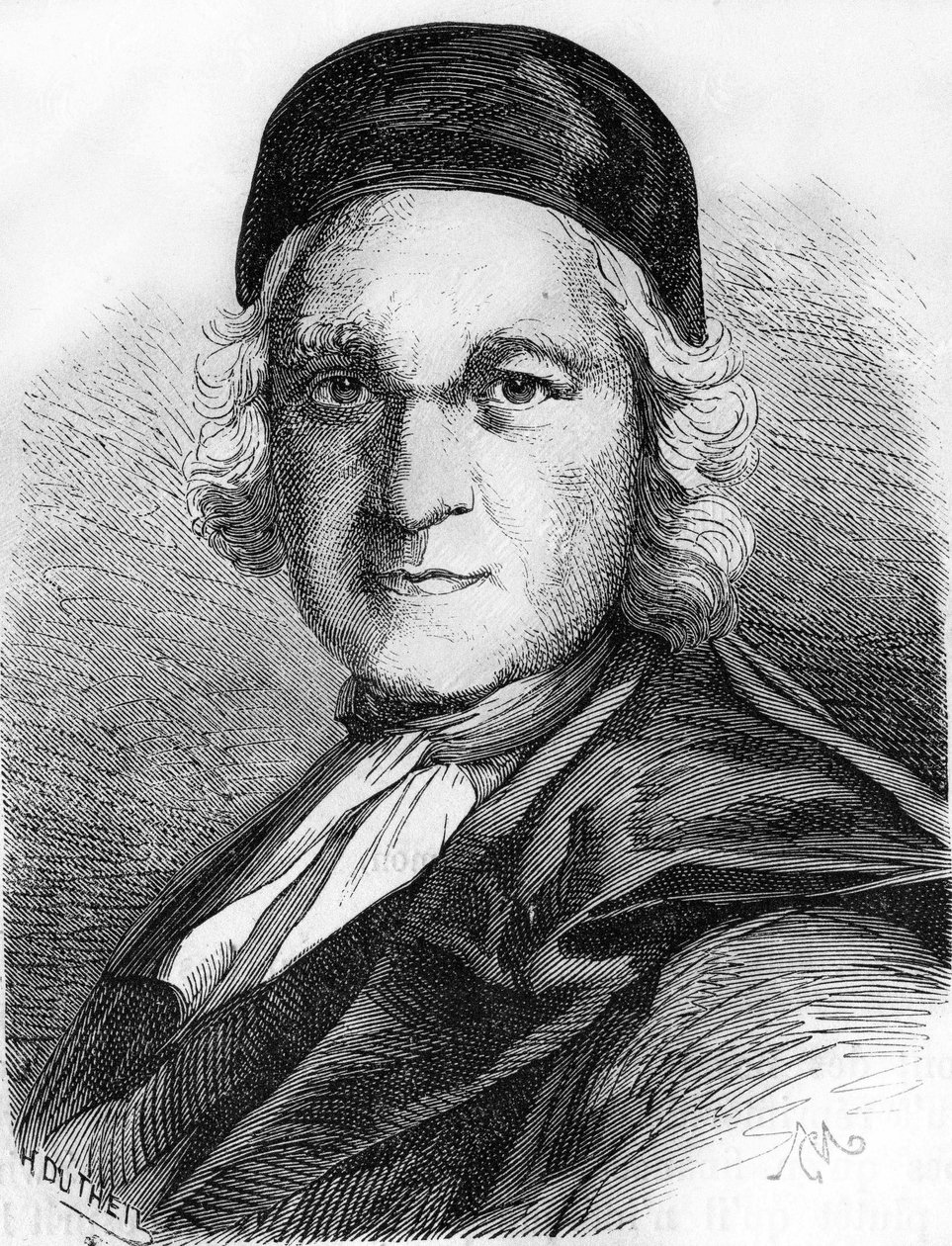 Portræt af Charles de Marguetel de Saint-Denis de Saint-Evremond (1613-1703), fransk forfatter. af Unknown artist