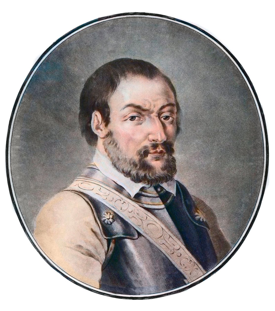 Portræt af Chevalier de Bayard (Pierre Terrail, seigneur af Bayard) (1475-1524), fransk soldat. af Unknown artist