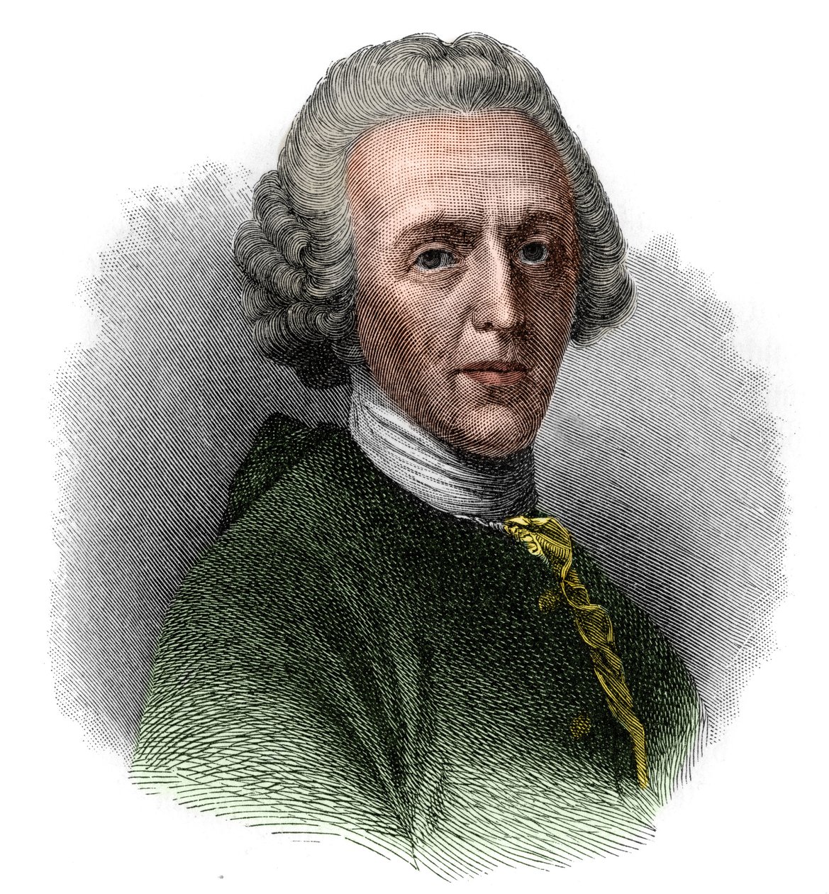 Portræt af Christian Furchtegott Gellert af Unknown artist