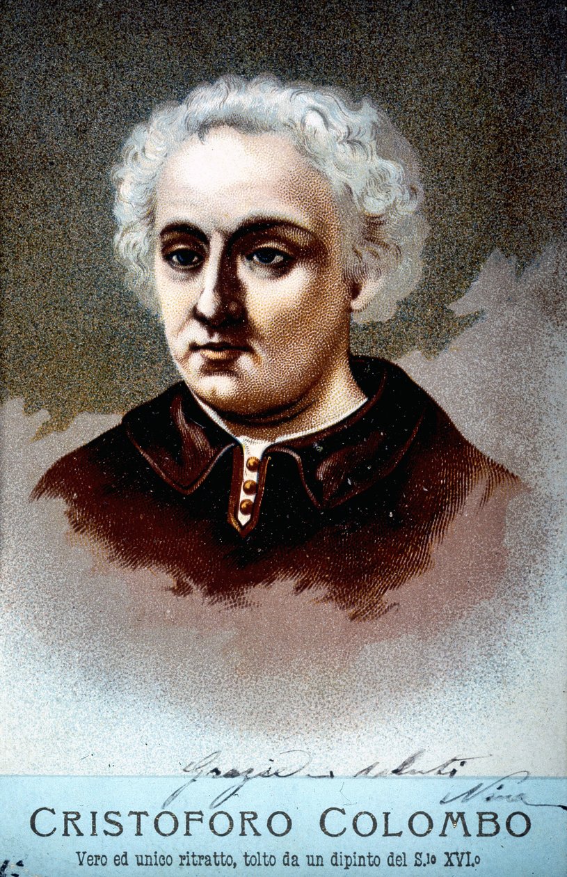 Portræt af Christopher Columbus af Unknown artist