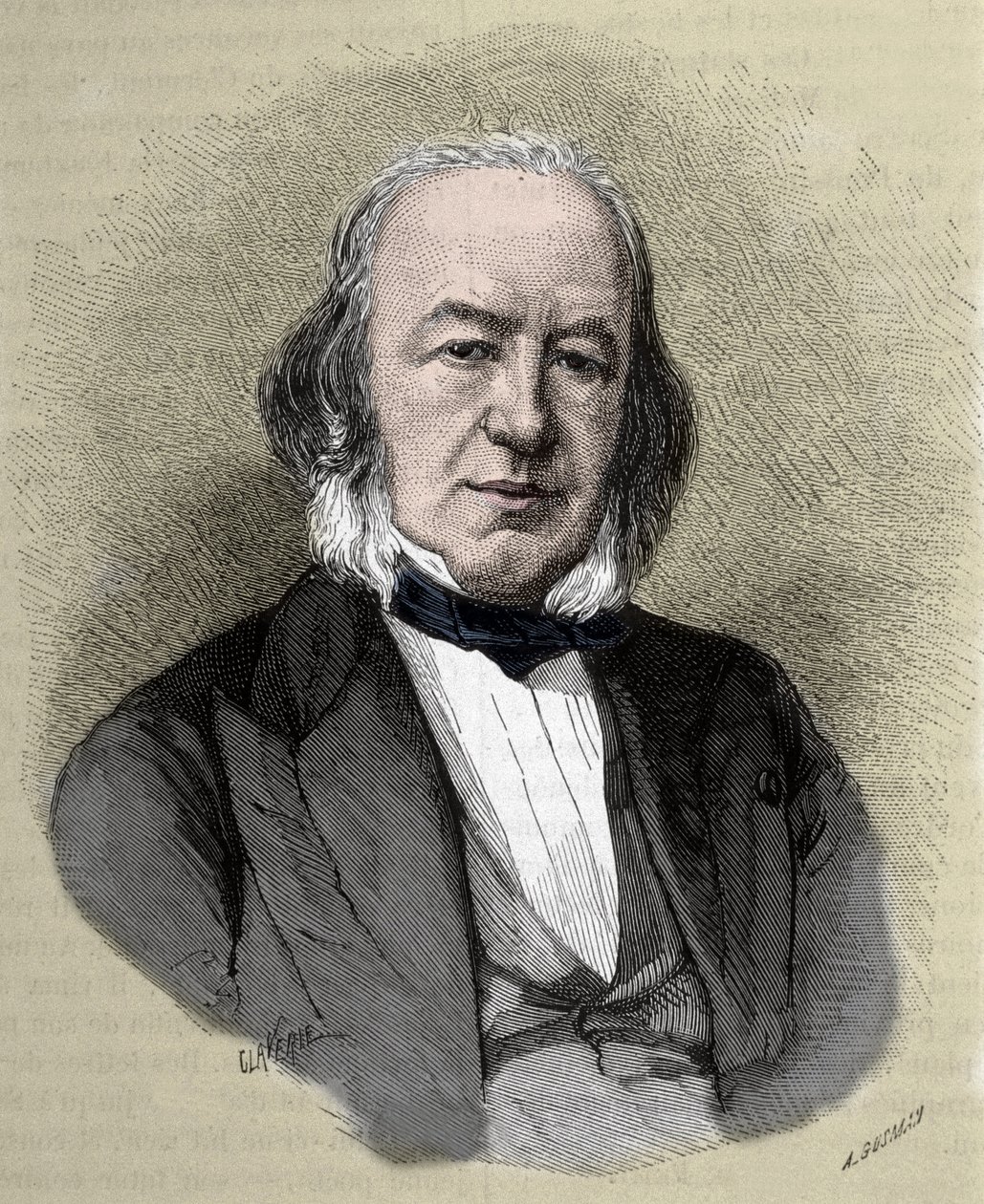 Portræt af Claude Bernard (1813 - 1878), fransk fysiolog. af Unknown artist